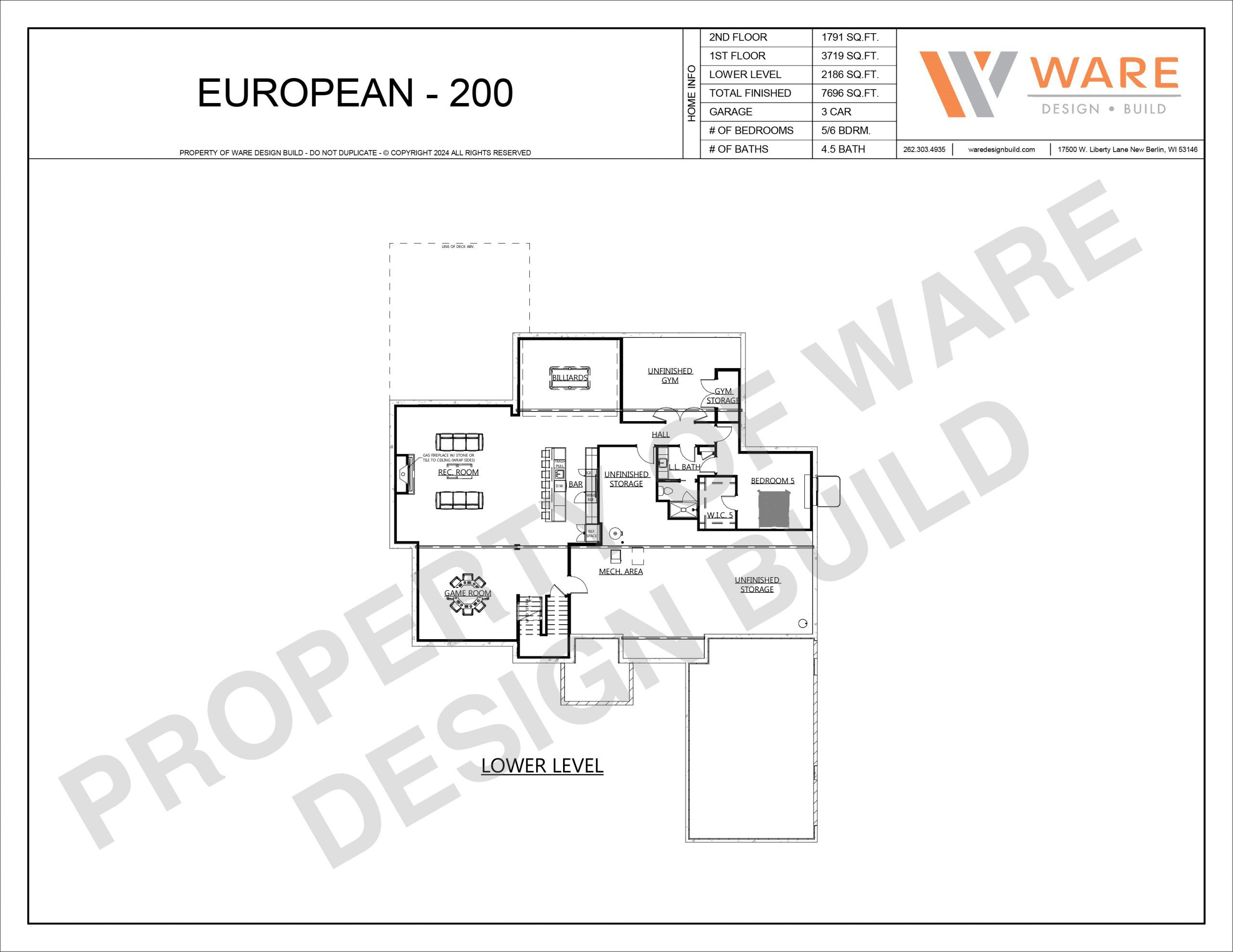 European2Story 200_plans_LowerLevel