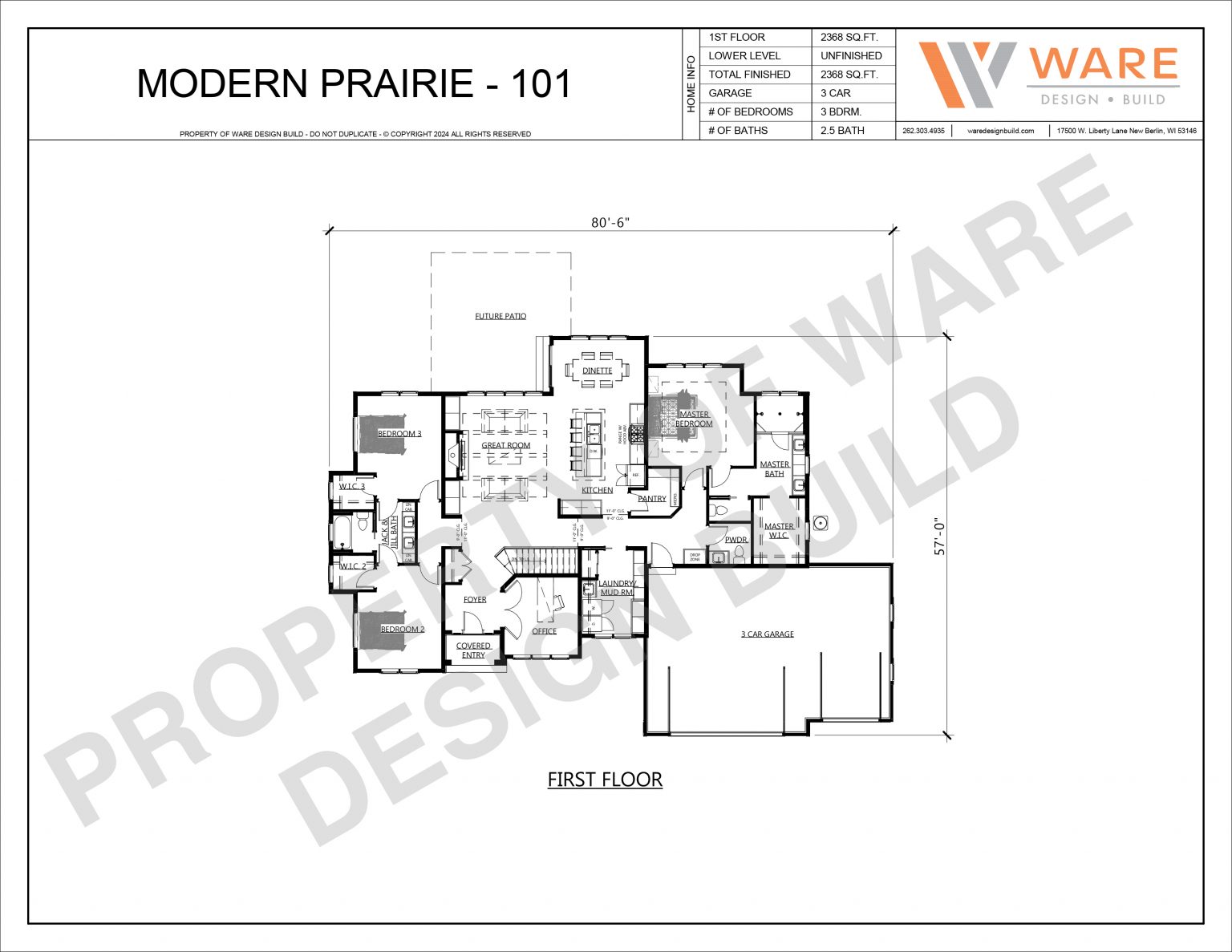 Modern Prairie Ranch Plans 101 - Ware Design Build